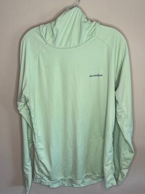 Grundens Solstrale Hoody - Pastel Green Mens Large UPF 50